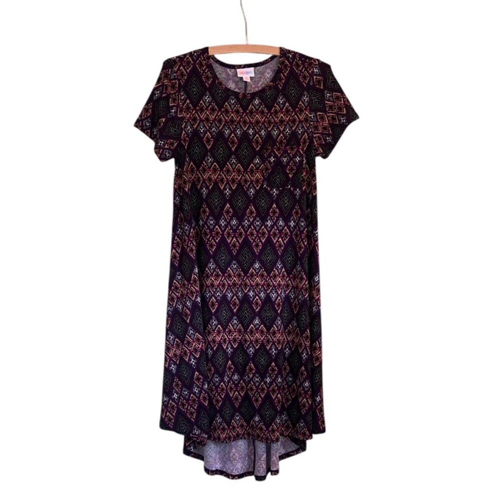 NWT LuLaRoe Multicolor Geometric Midi Dress